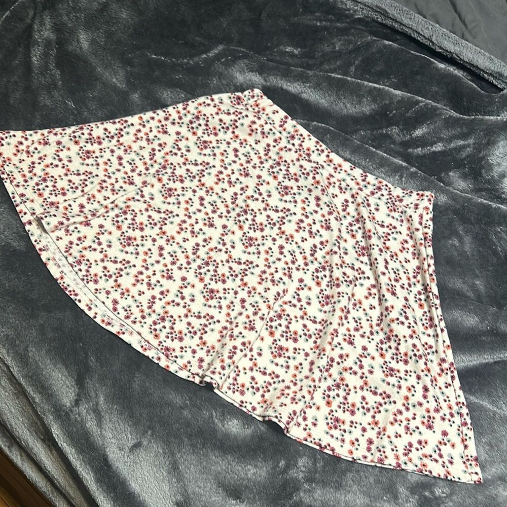 Wet Seal Floral Skater Skirt Size Medium